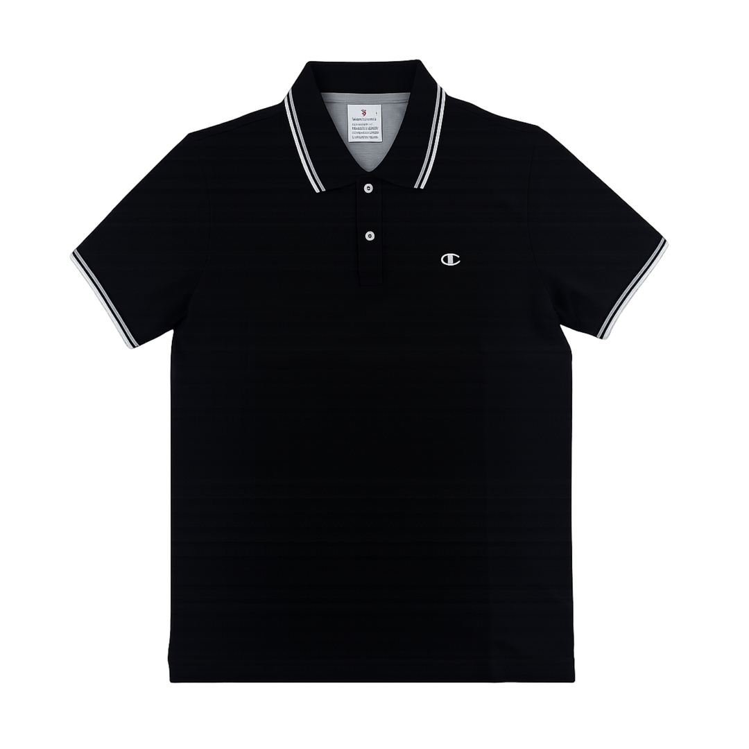 Champion Herren Poloshirt Schwarz