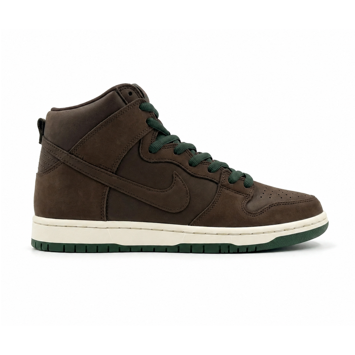 Nike SB Dunk High Pro Baroque Brown Sneaker Braun Grün CV1624-200