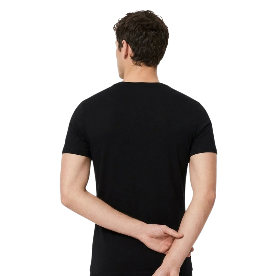 Lacoste Essentials 3-Pack T-Shirt Schwarz Herren
