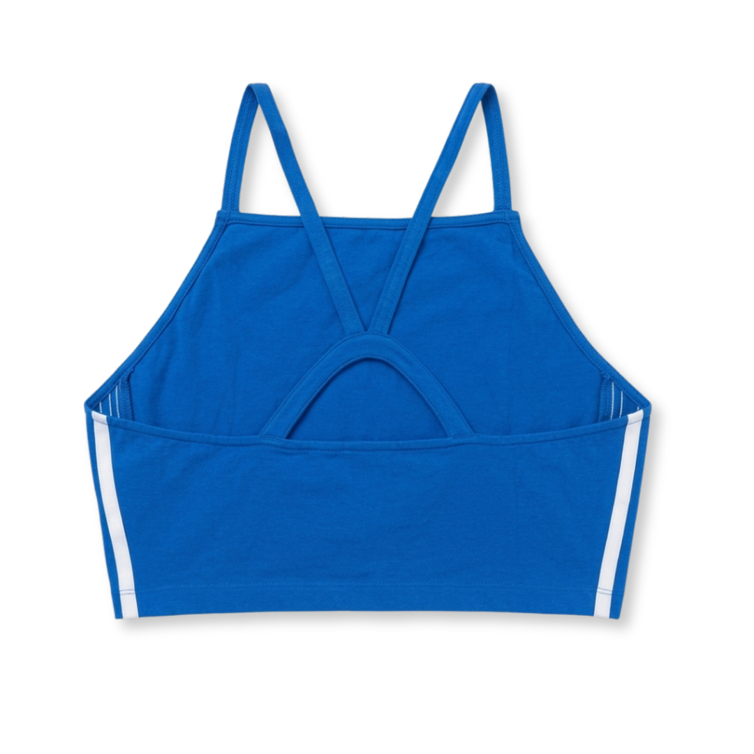 Adidas Originals Adicolor 3-Stripes Crop Top Damen Blau