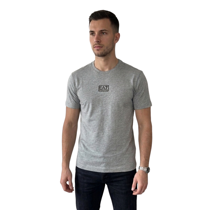 EA7 Core Identity Cotton Shirt  Grey