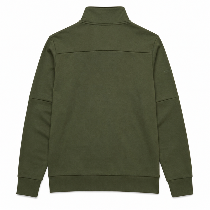 Superdry Tech Half Zip Pullover Grün