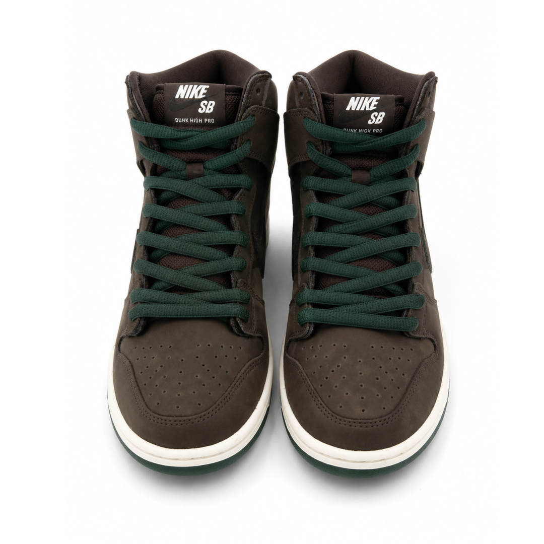 Nike SB Dunk High Pro Baroque Brown Sneaker Braun Grün CV1624-200