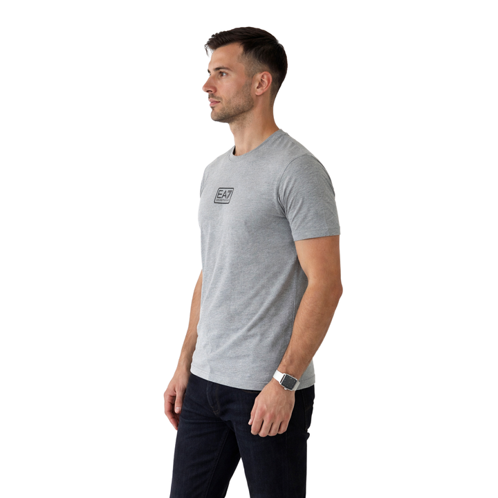EA7 Core Identity Cotton Shirt  Grey