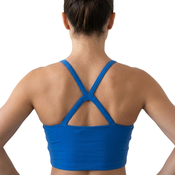 Adidas Originals Adicolor 3-Stripes Crop Top Damen Blau