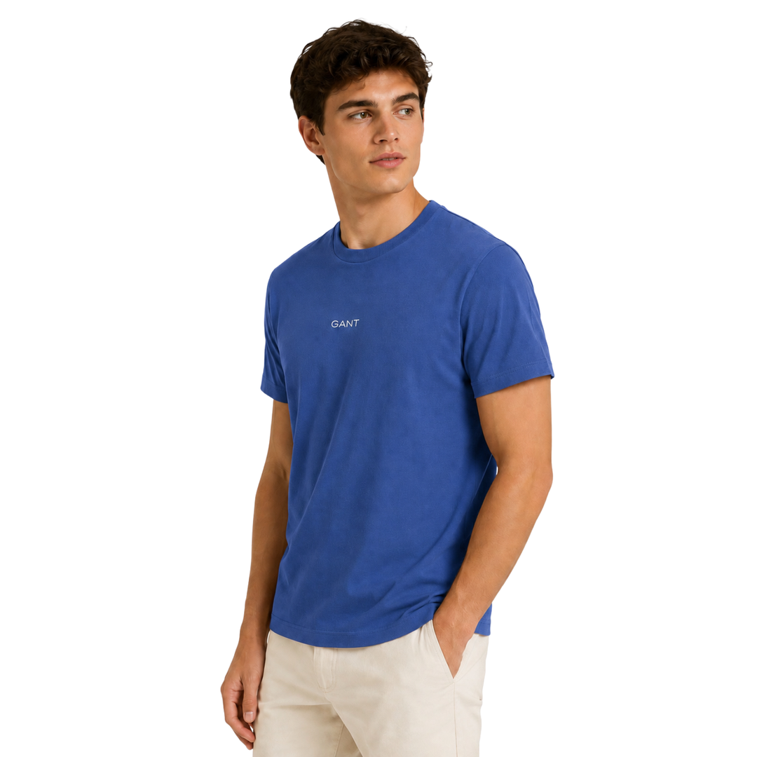 GANT T-Shirt Rich Blue Herren Shirt