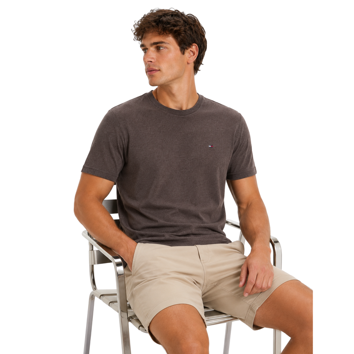 Tommy Jeans JASPE T-Shirt Braun Meliert