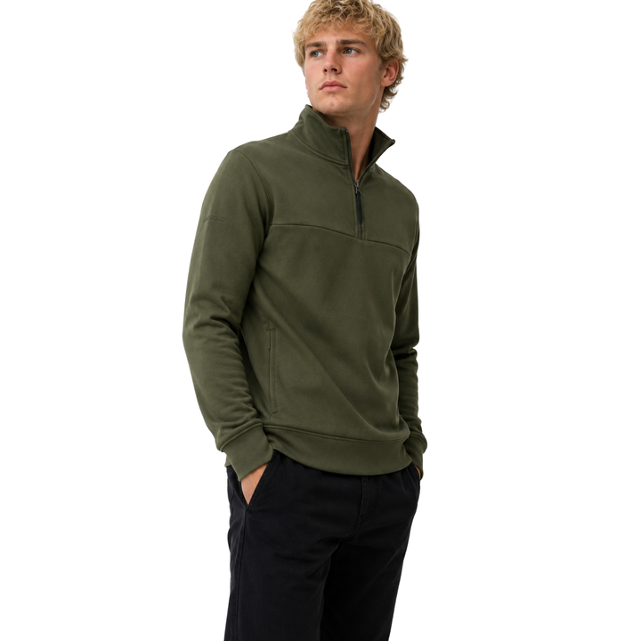 Superdry Tech Half Zip Pullover Grün