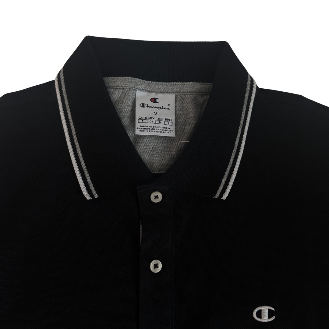 Champion Herren Poloshirt Schwarz