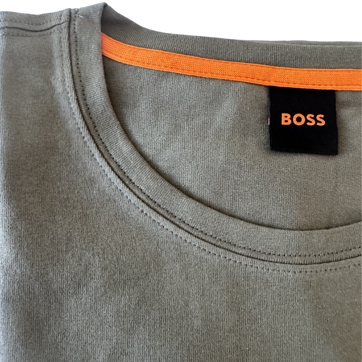 Hugo Boss T-Shirt Herren Olivgrün XXL – Baumwolle Regular Fit