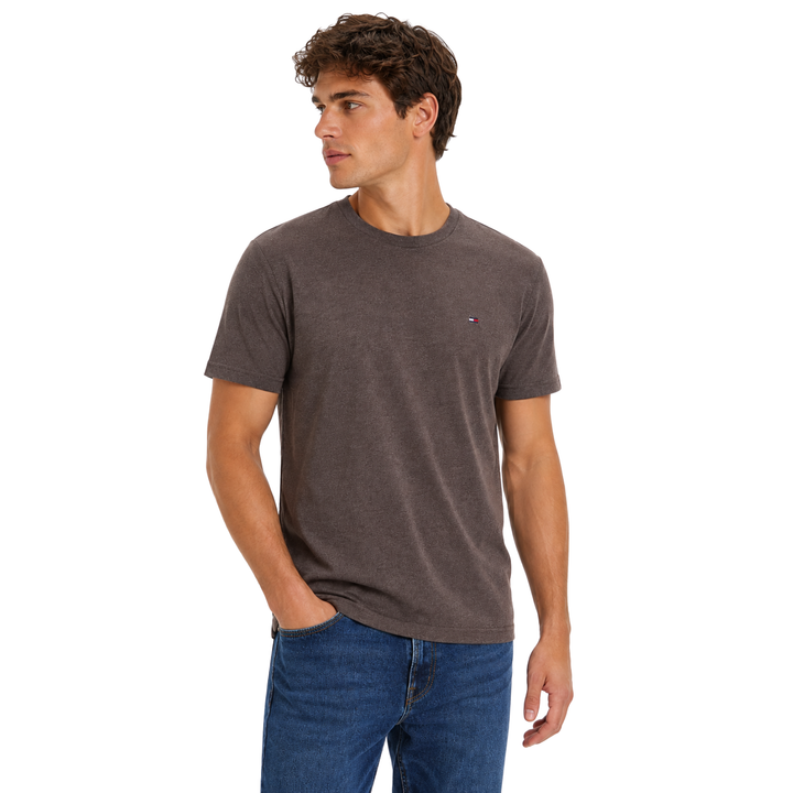 Tommy Jeans JASPE T-Shirt Braun Meliert
