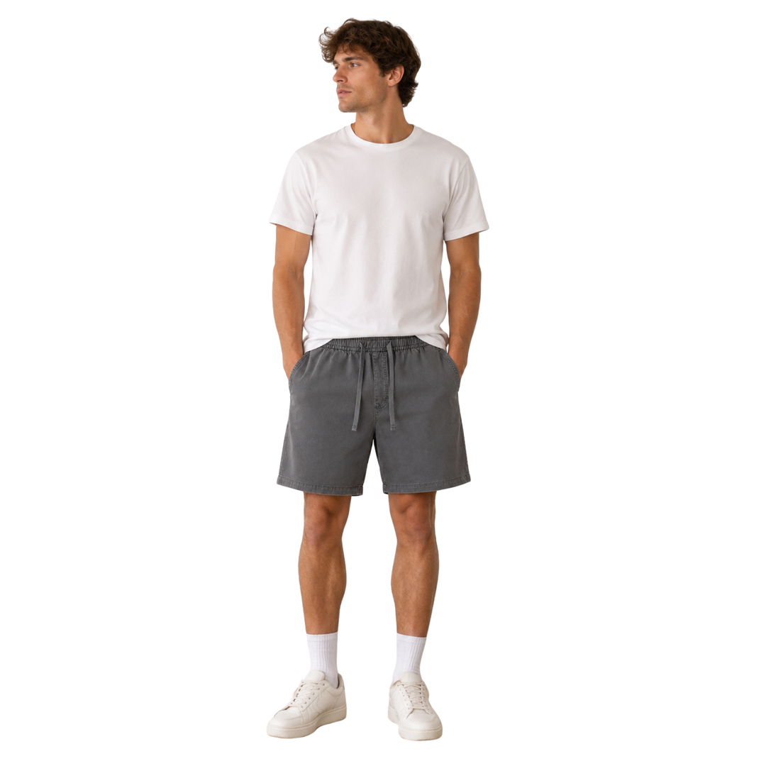 Tommy Jeans Shorts Anthrazit Loose Fit