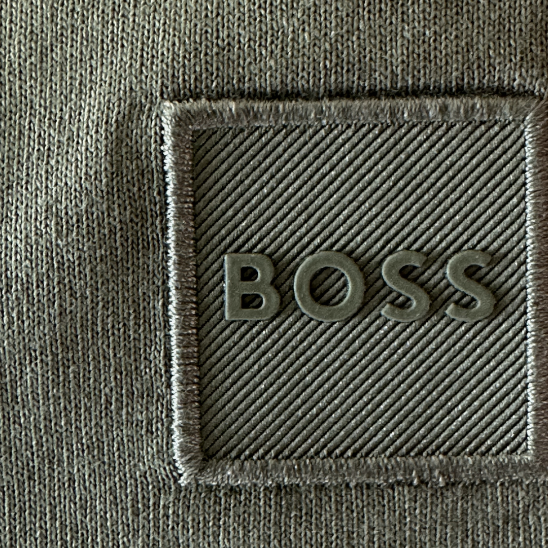 Hugo Boss T-Shirt Herren Olivgrün XXL – Baumwolle Regular Fit