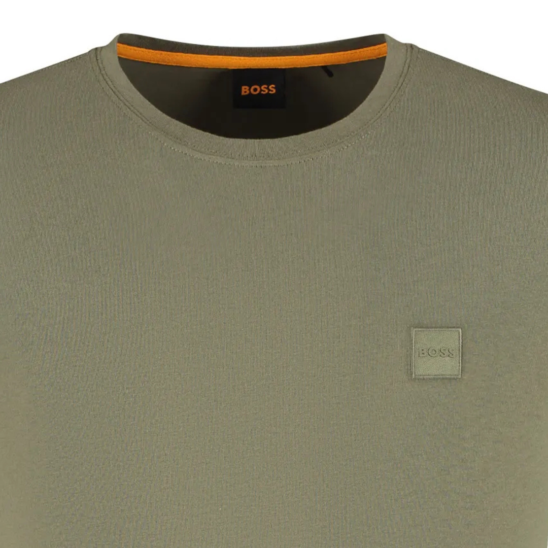 Hugo Boss T-Shirt Herren Olivgrün XXL – Baumwolle Regular Fit