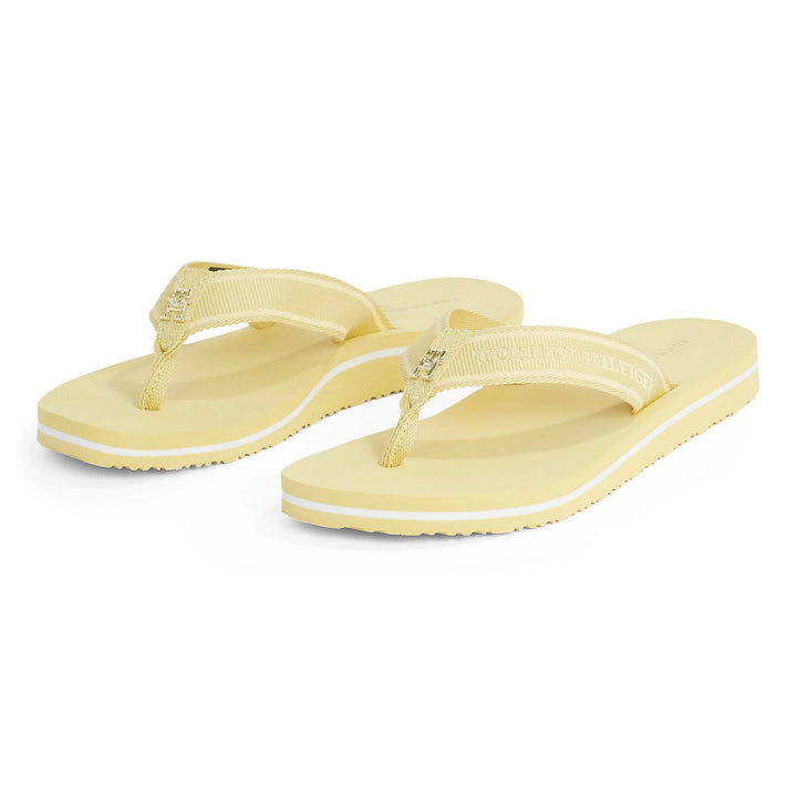 Tommy Hilfiger Damen Flip Flops Gelb