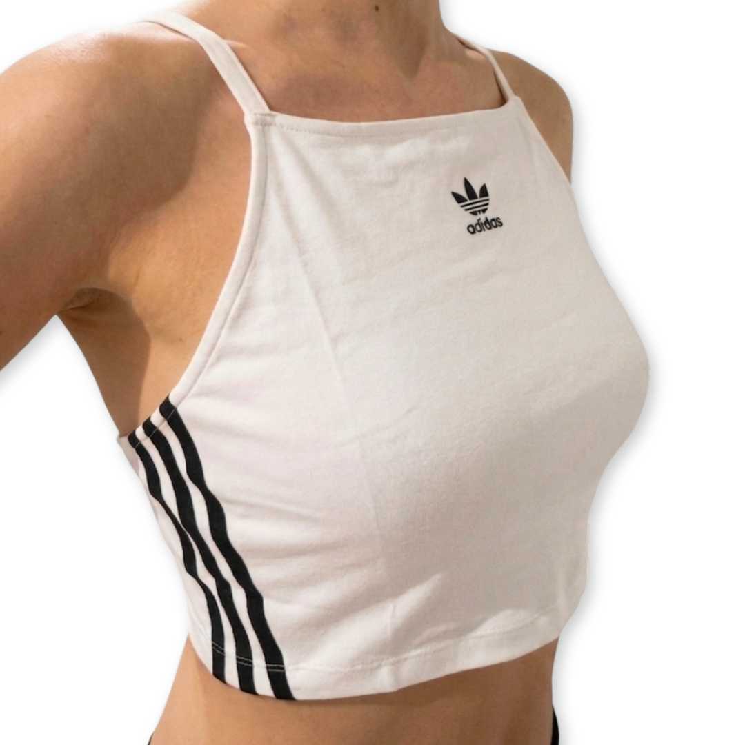 Adidas Originals Damen Crop Top Weiß