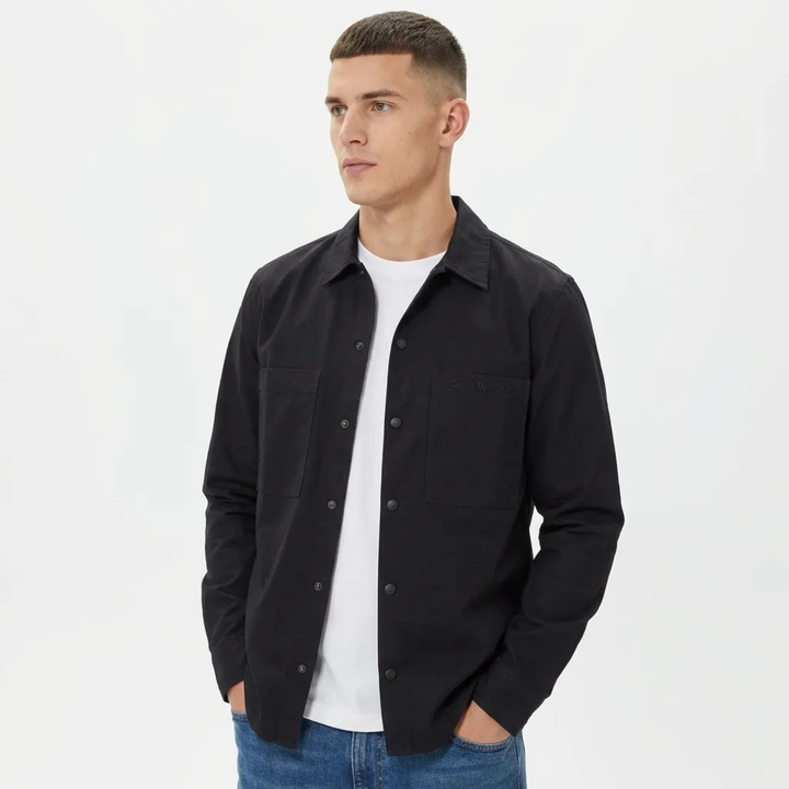 Calvin Klein Core Relaxed Classic Shirt  Black (J30J324612-BEH) Men