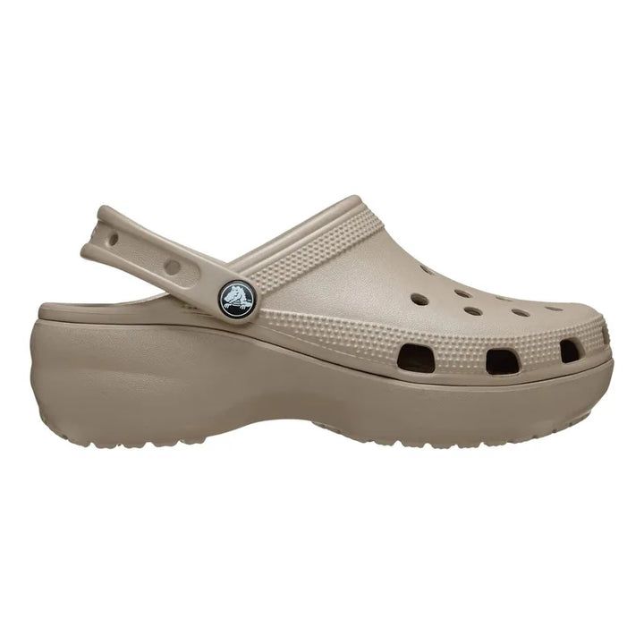 Crocs Classic Platform Clog Damen – Taupe