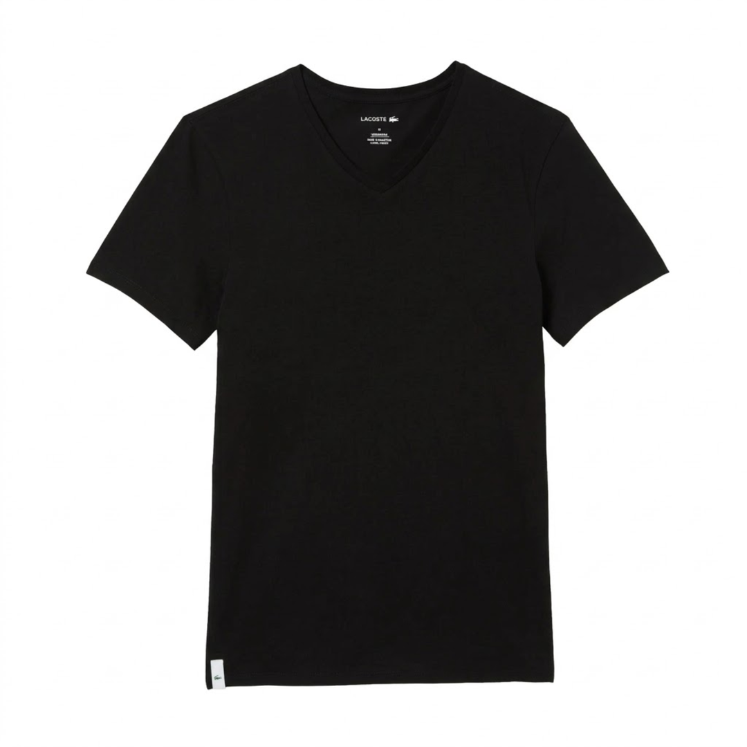 Lacoste Essentials 3-Pack T-Shirt Schwarz Herren