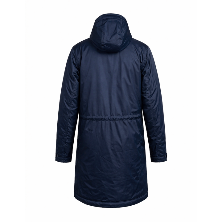 Nike Parka Herren Winterjacke Lang Blau mit Kapuze