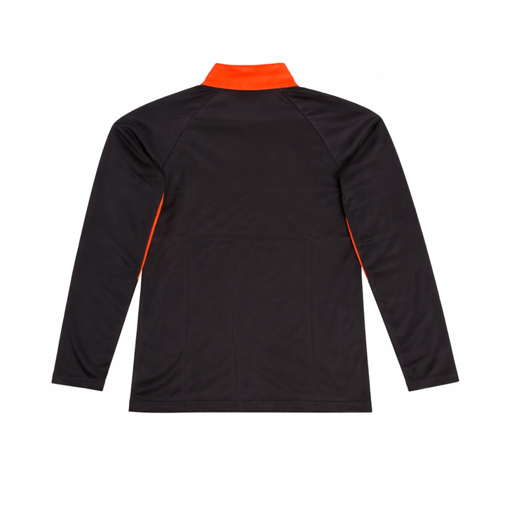 Puma individualLIGA 1/4 Zip Trainingspullover Herren Schwarz Orange