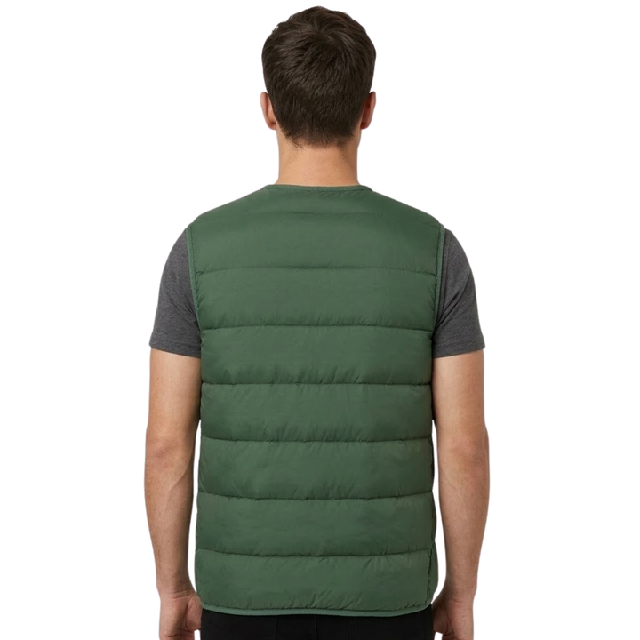 Tommy Jeans Light Down Vest Grün Steppweste