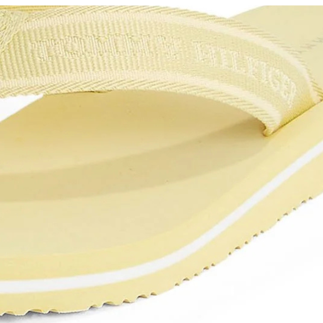 Tommy Hilfiger Damen Flip Flops Gelb