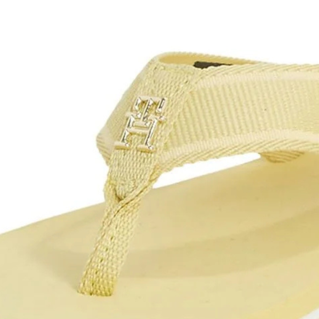 Tommy Hilfiger Damen Flip Flops Gelb